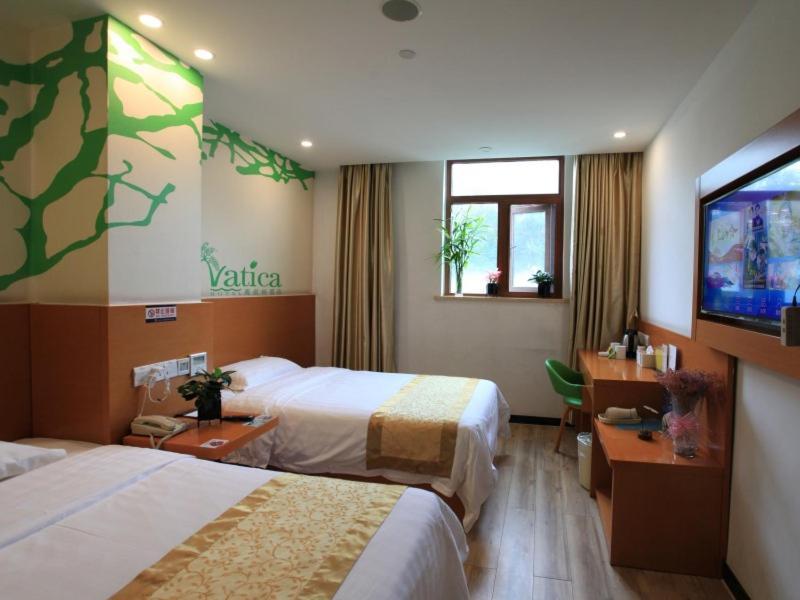 Vatica Shangdong Zaozhuang Tengzhou Railway Station Hotel Dış mekan fotoğraf
