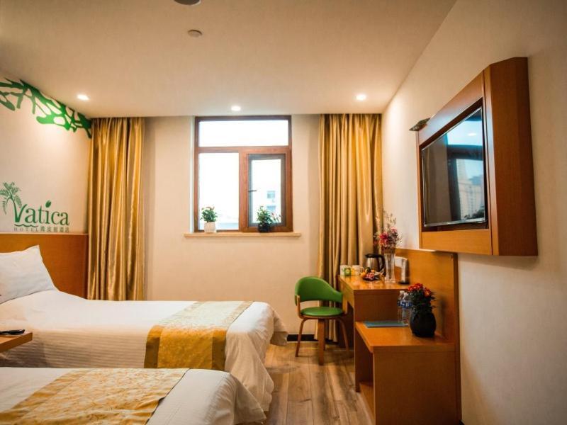 Vatica Shangdong Zaozhuang Tengzhou Railway Station Hotel Dış mekan fotoğraf