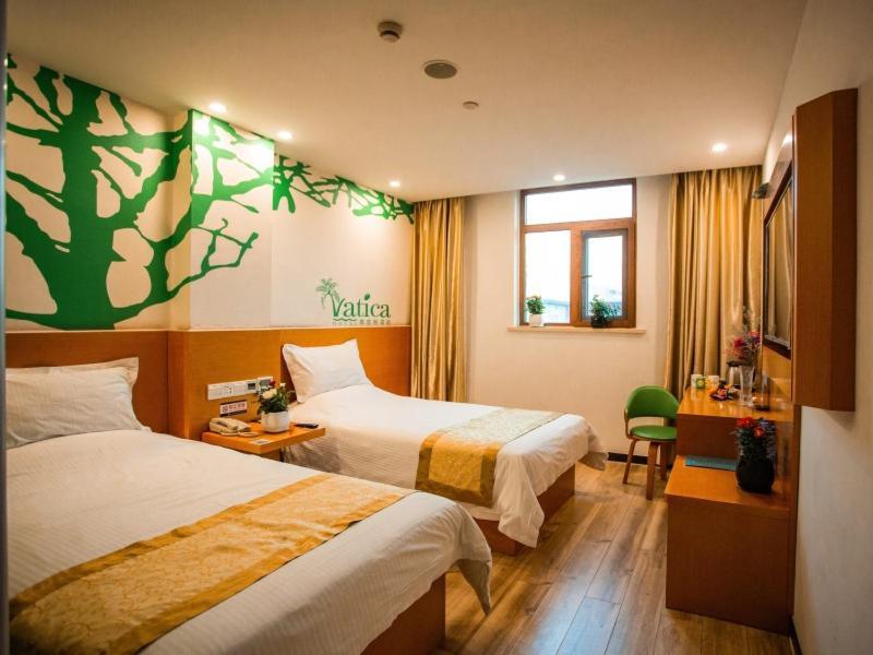 Vatica Shangdong Zaozhuang Tengzhou Railway Station Hotel Dış mekan fotoğraf