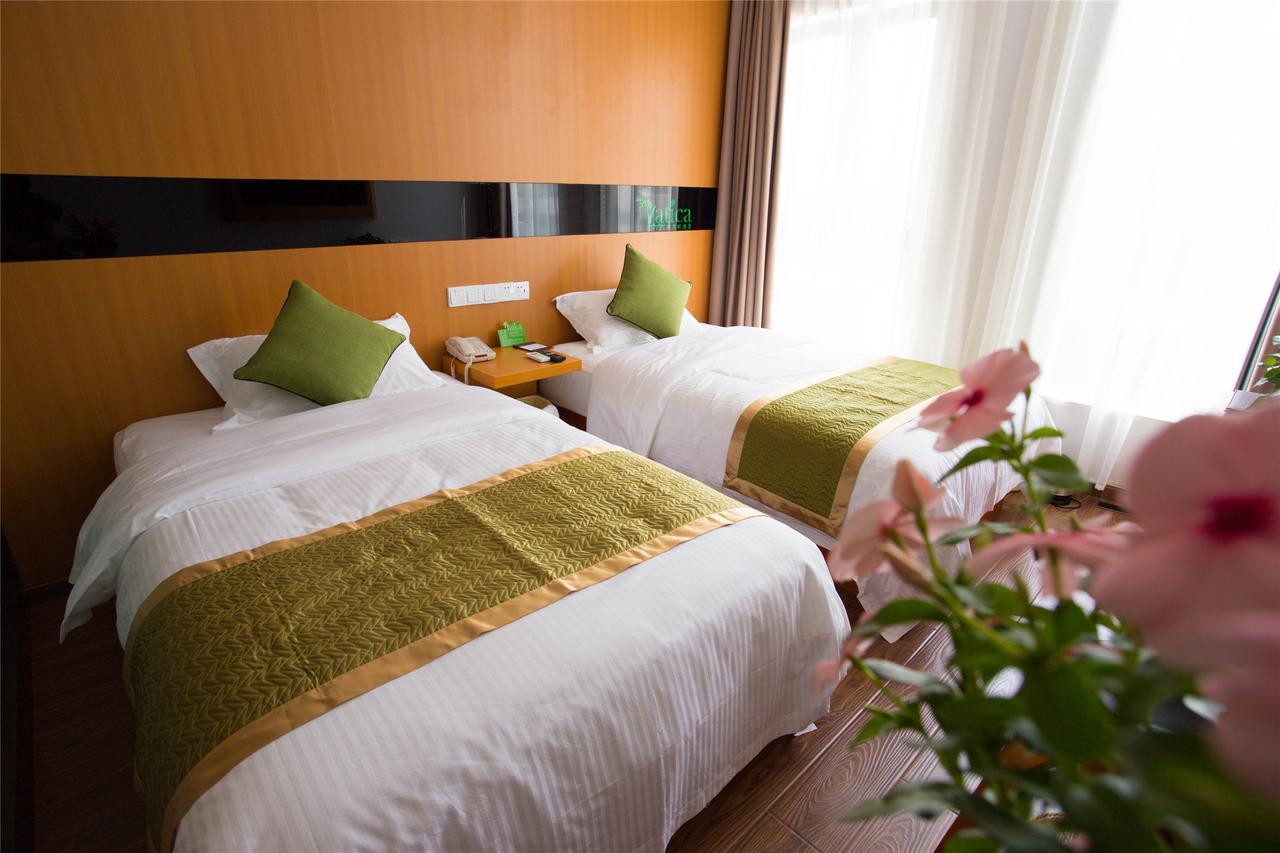 Vatica Shangdong Zaozhuang Tengzhou Railway Station Hotel Dış mekan fotoğraf